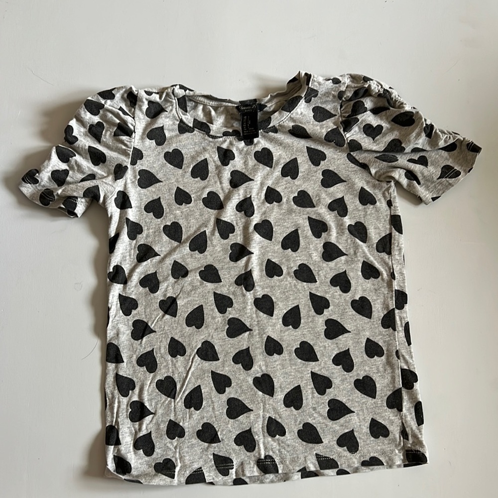 forever21 girls heart tee